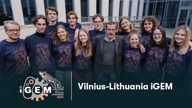 Support for Vilnius-Lithuania iGEM team of young scientists from Vilnius University