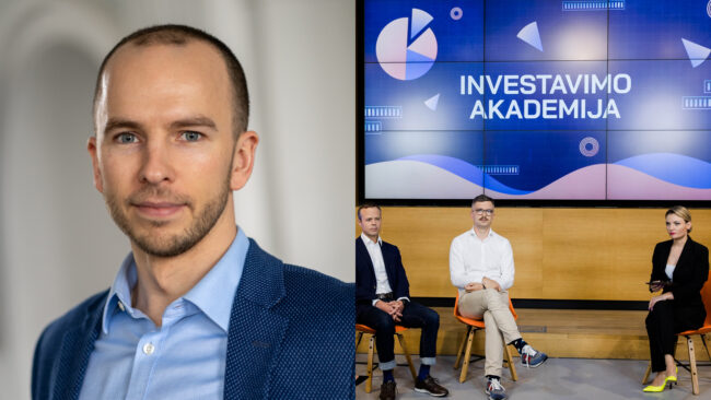 Justinas Noreika – „Swedbank“ ir „Delfi“ projekte „Investavimo akademija“