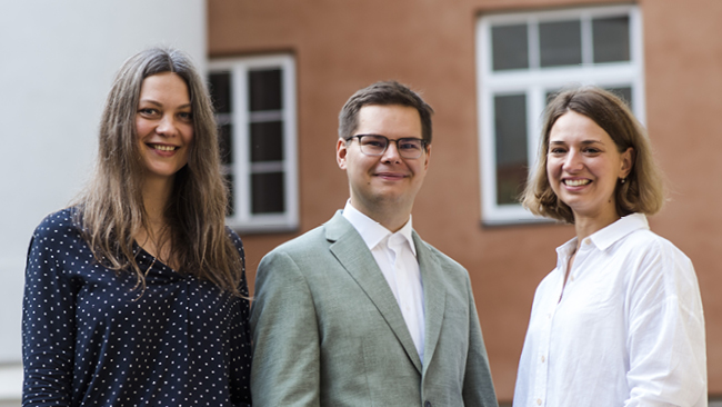 2-year grants for young researchers Dr. I. Jurkonytė, Dr. Š. Šavėla and M. Norkūnaitė